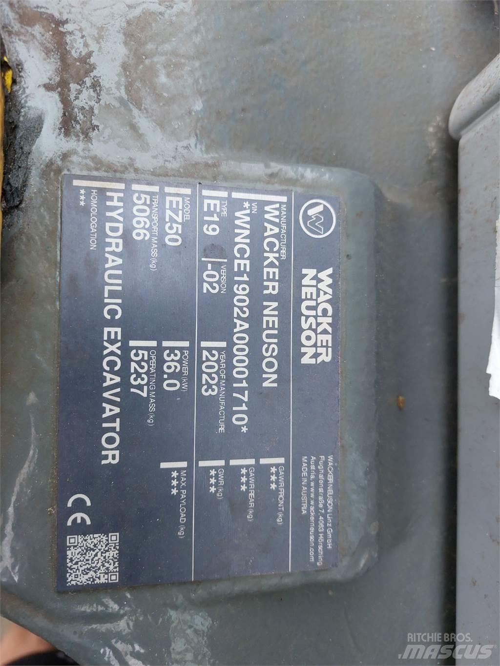 Wacker Neuson EZ50 Escavatori cingolati