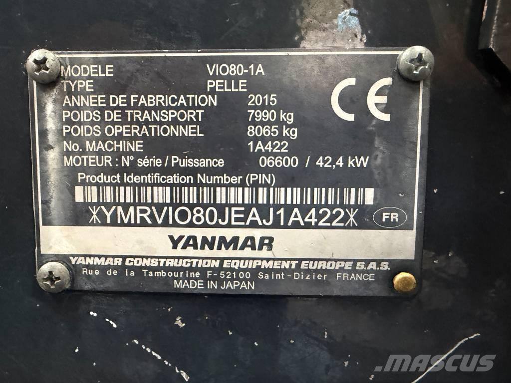 Yanmar Vio 80-1A Escavatori medi 7t - 12t