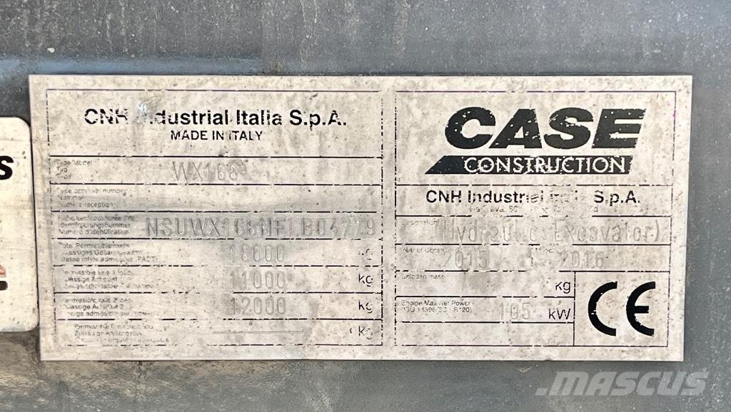 CASE WX 168 Escavatori gommati