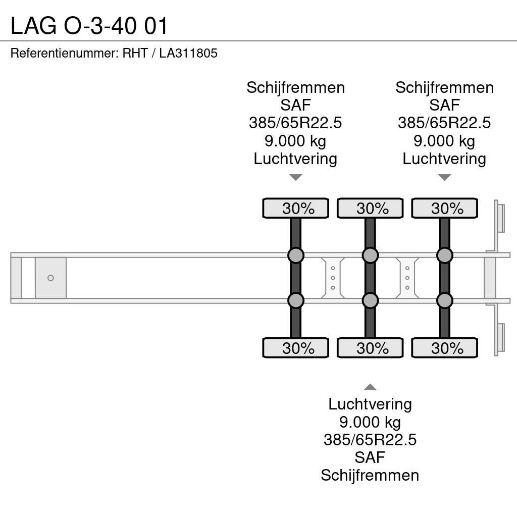 LAG O-3-40 01 Semirimorchio a pianale