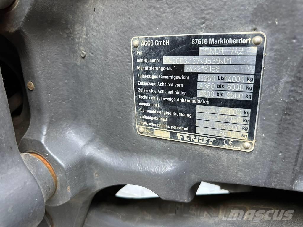 Fendt 722 Profi Plus Trattori