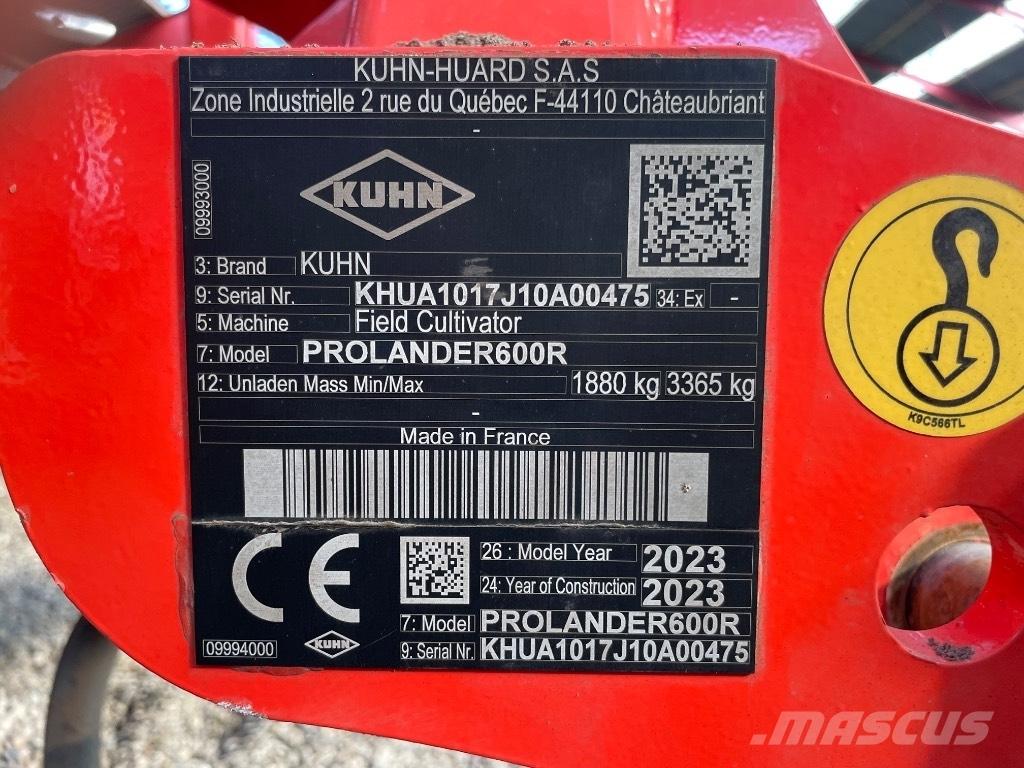 Kuhn Prolander 600R Erpici