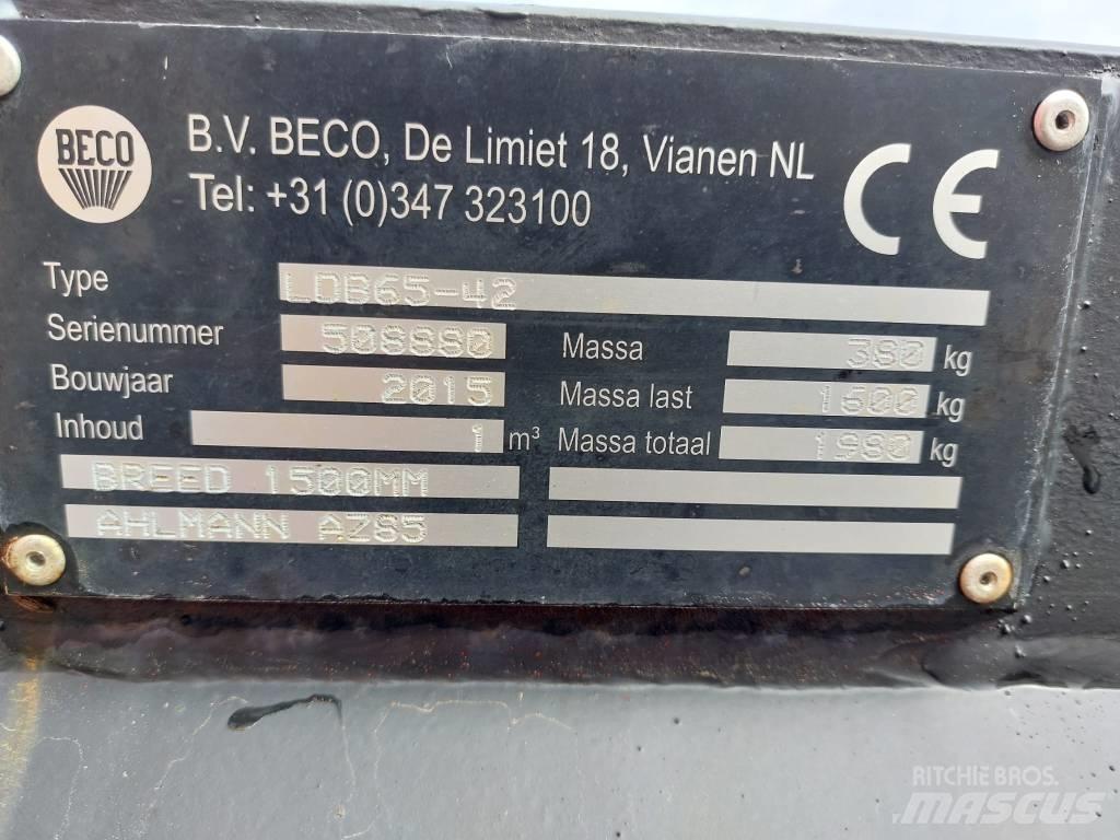 Beco LDB65-42 Attrezzature per trattori compatti