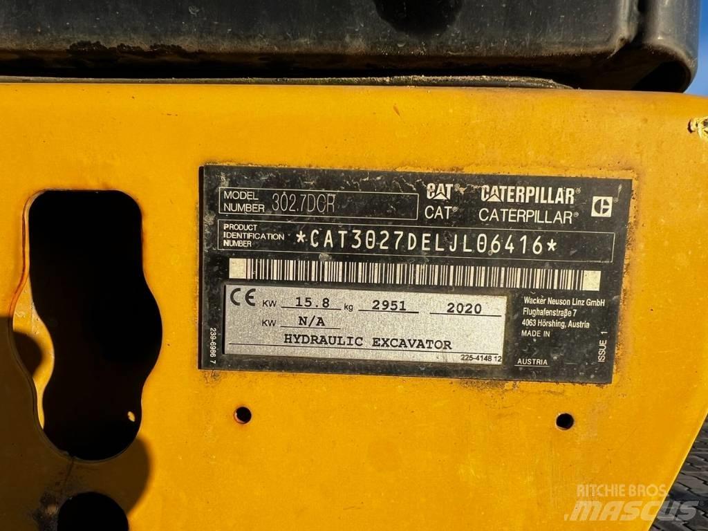 CAT 302.7 DCR Miniescavatori