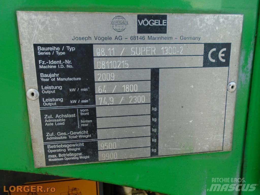 Vögele Super 1300-2 Finitrici