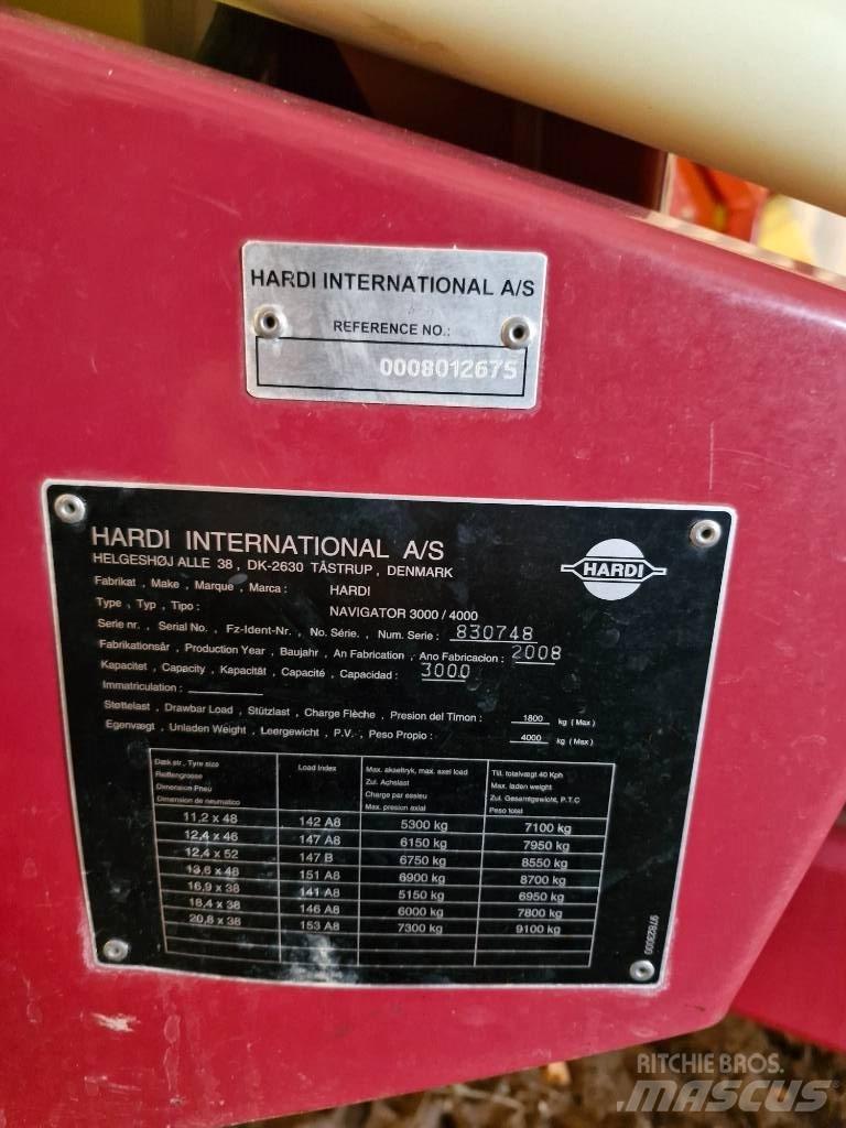 Hardi Navegator 3000 Irroratrici trainate