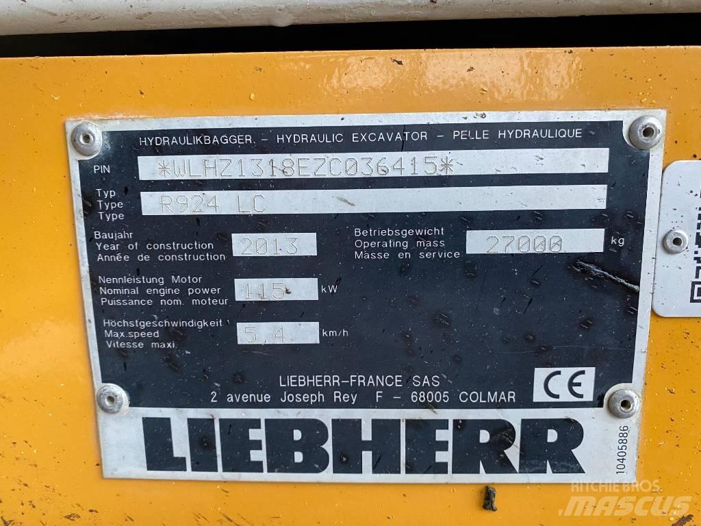 Liebherr 924 Escavatori cingolati