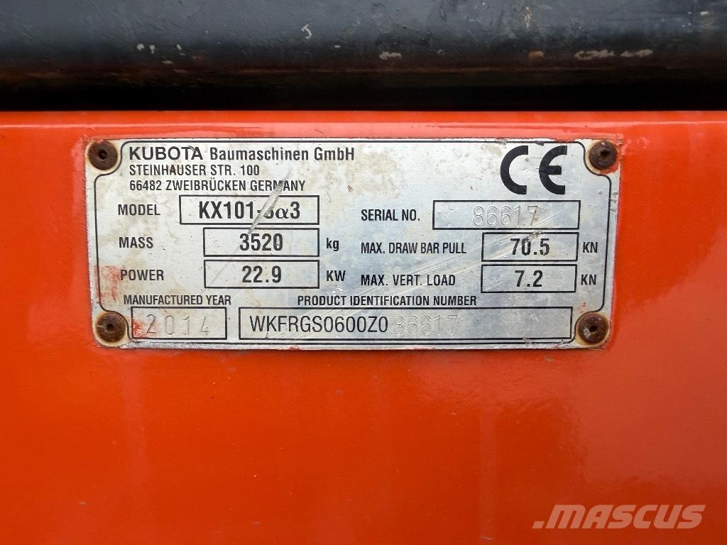Kubota KX 101-3 A 2 Miniescavatori