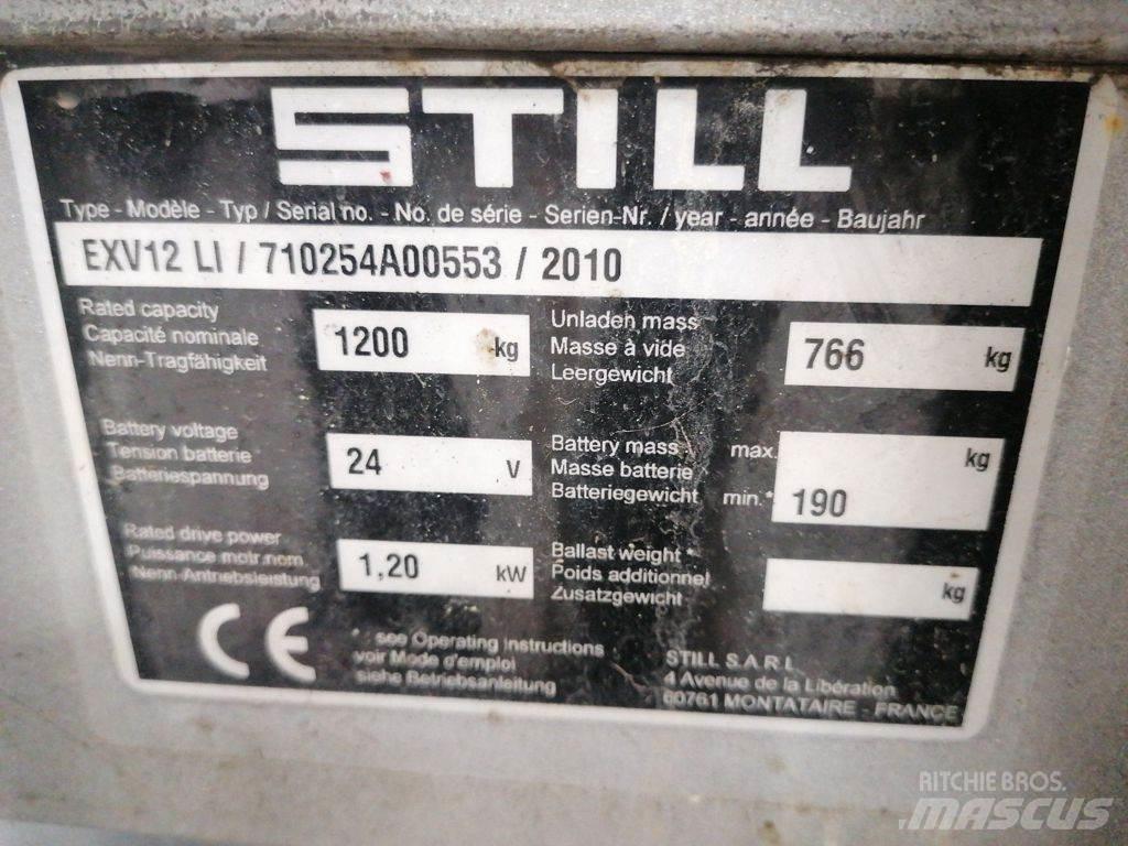 Still EXV12LI Transpallet uomo a terra