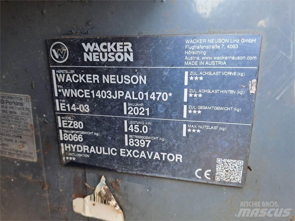 Wacker Neuson EZ80 Escavatori cingolati