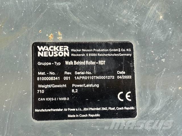 Wacker Neuson RD 7 Rulli a doppio tamburo