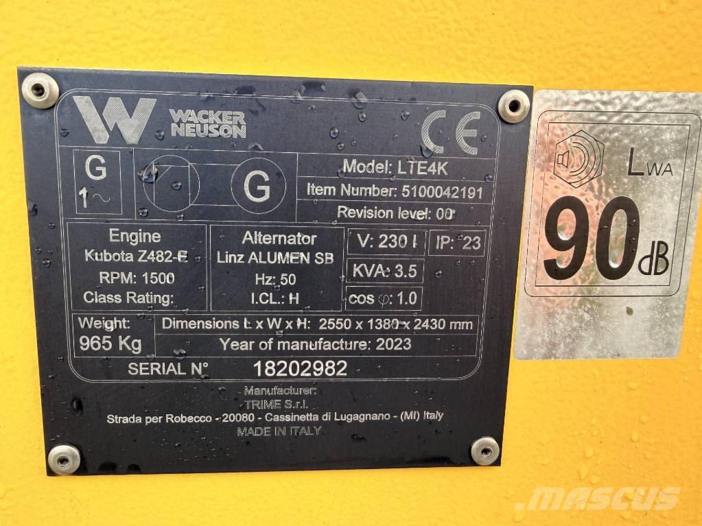 Wacker Neuson LTE4 K Torri faro