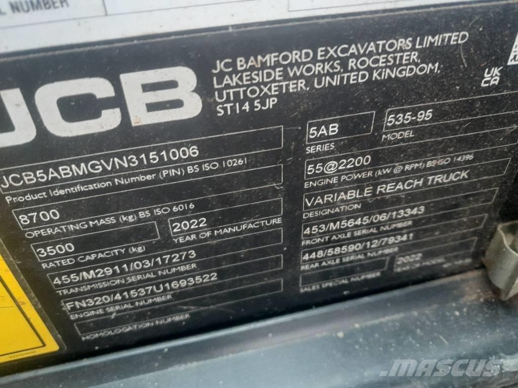 JCB 535-95 Sollevatori telescopici per agricoltura