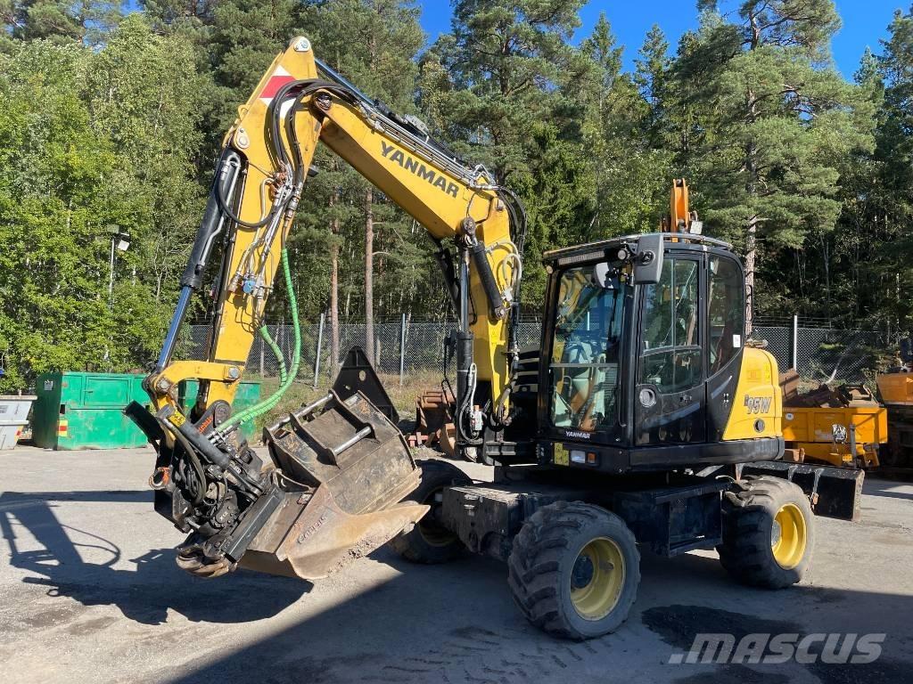 Yanmar B 95 W Escavatori gommati
