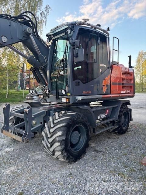 Atlas 160 W Escavatori gommati