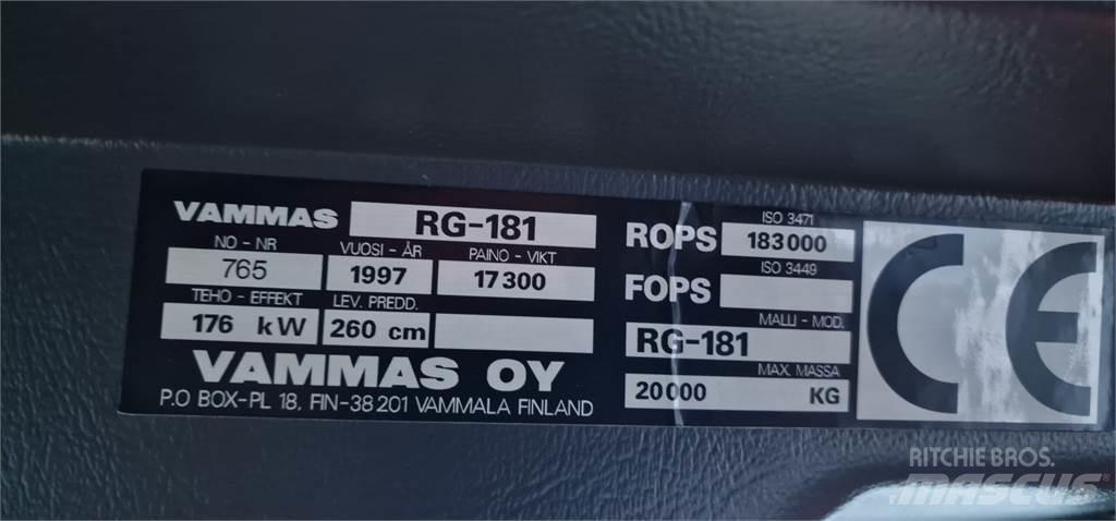 Vammas RG181 Motorgraders