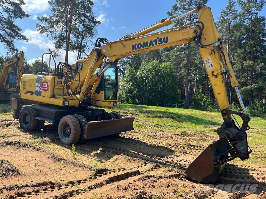 Komatsu PW 160-7 Escavatori gommati