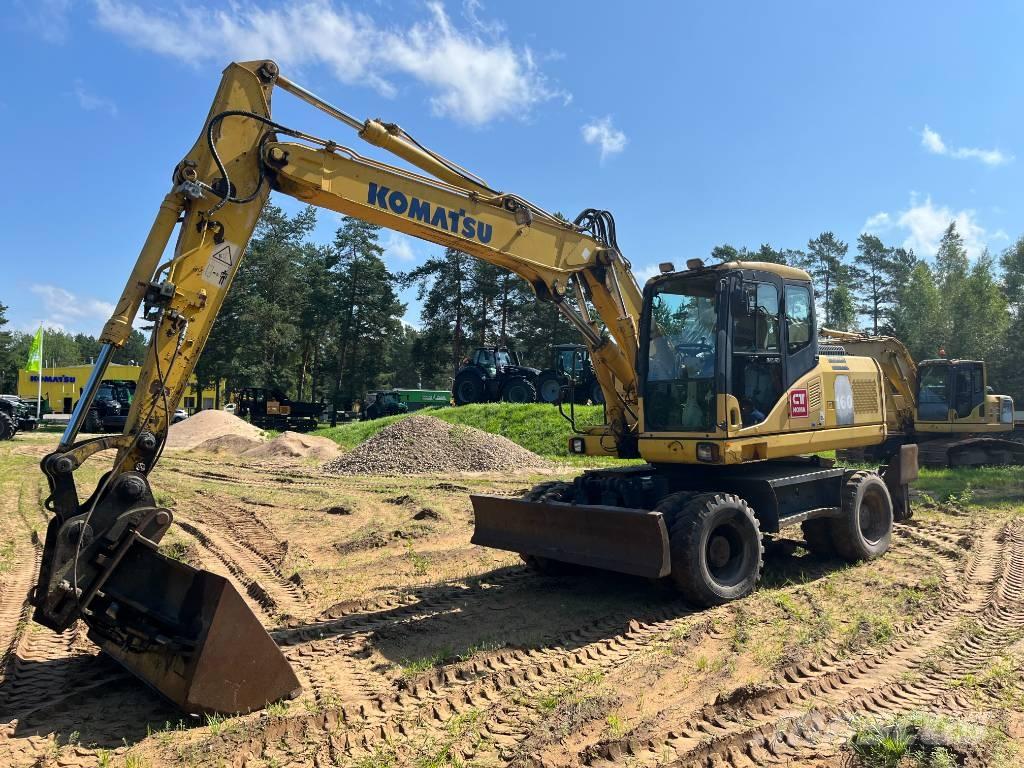 Komatsu PW 160-7 Escavatori gommati