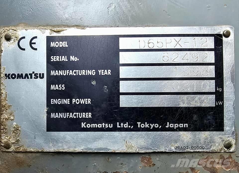 Komatsu D 65 PX-12 Dozer cingolati