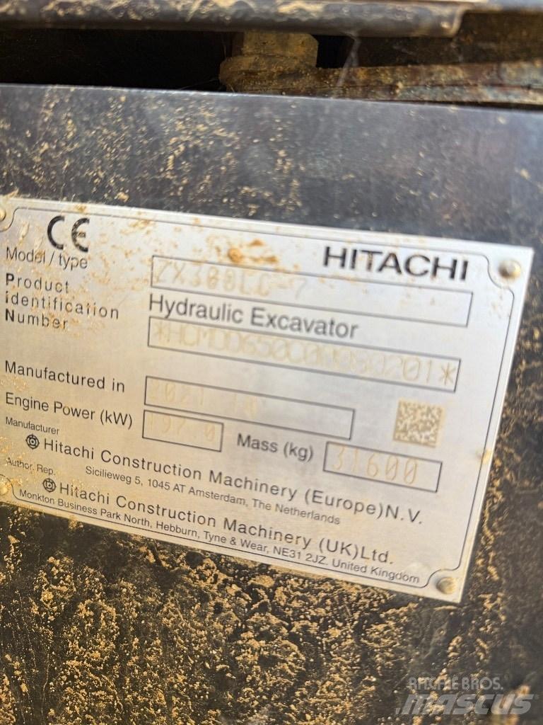 Hitachi ZX 300 LC-7 Escavatori cingolati