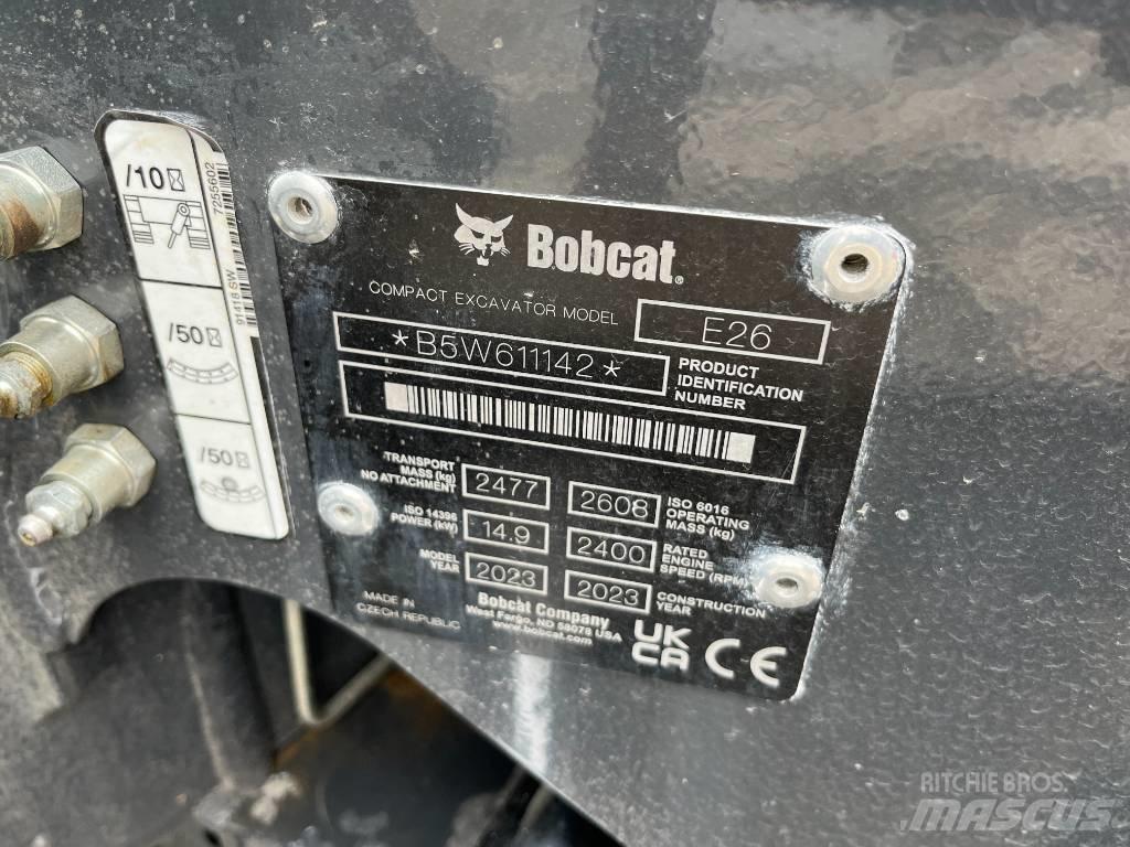 Bobcat E 26 Miniescavatori