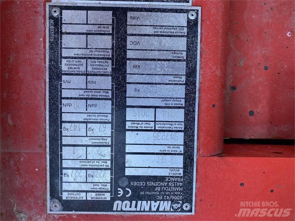Manitou 78SEC Piattaforme a pantografo