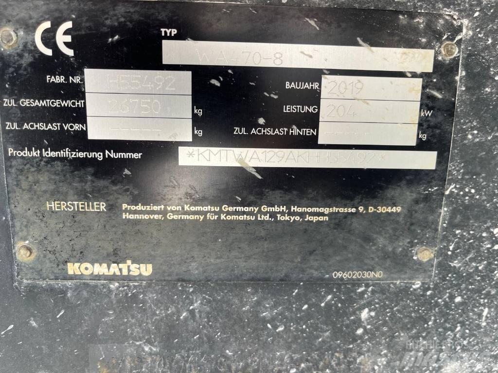 Komatsu WA 470-8 Pale gommate