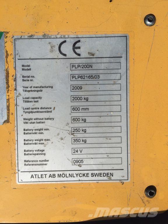 Atlet PLP200N Transpallet elettrici a timone