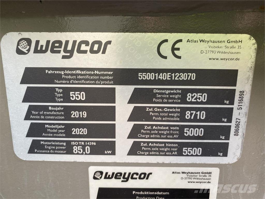 Weycor AR550 HS Pale multiuso