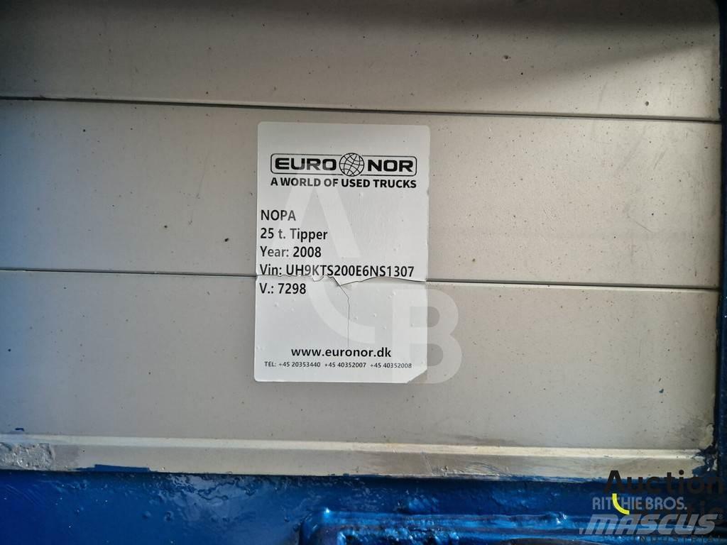 Nopa 25t. Tipper Semirimorchi tautliner