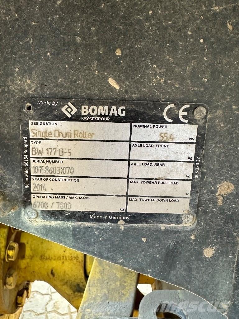 Bomag BW 177 D-5 Compattatori da suolo