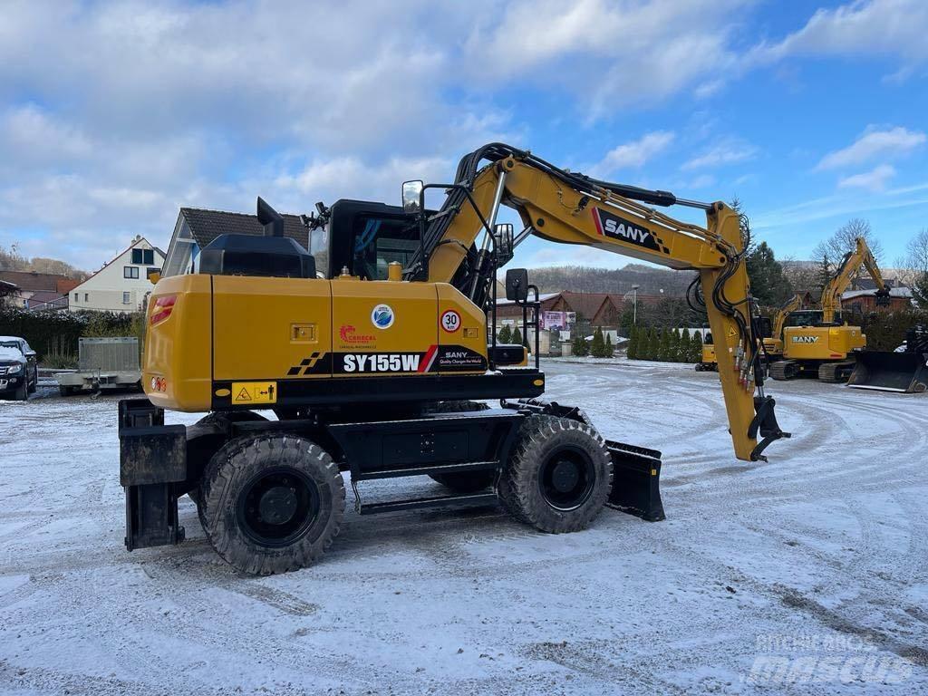 Sany SY155W Escavatori gommati