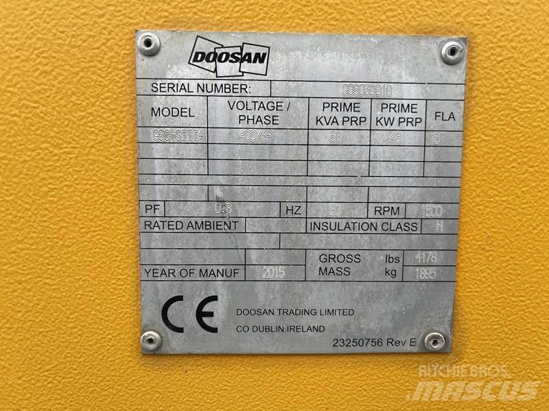 Doosan G 60 Generatori diesel