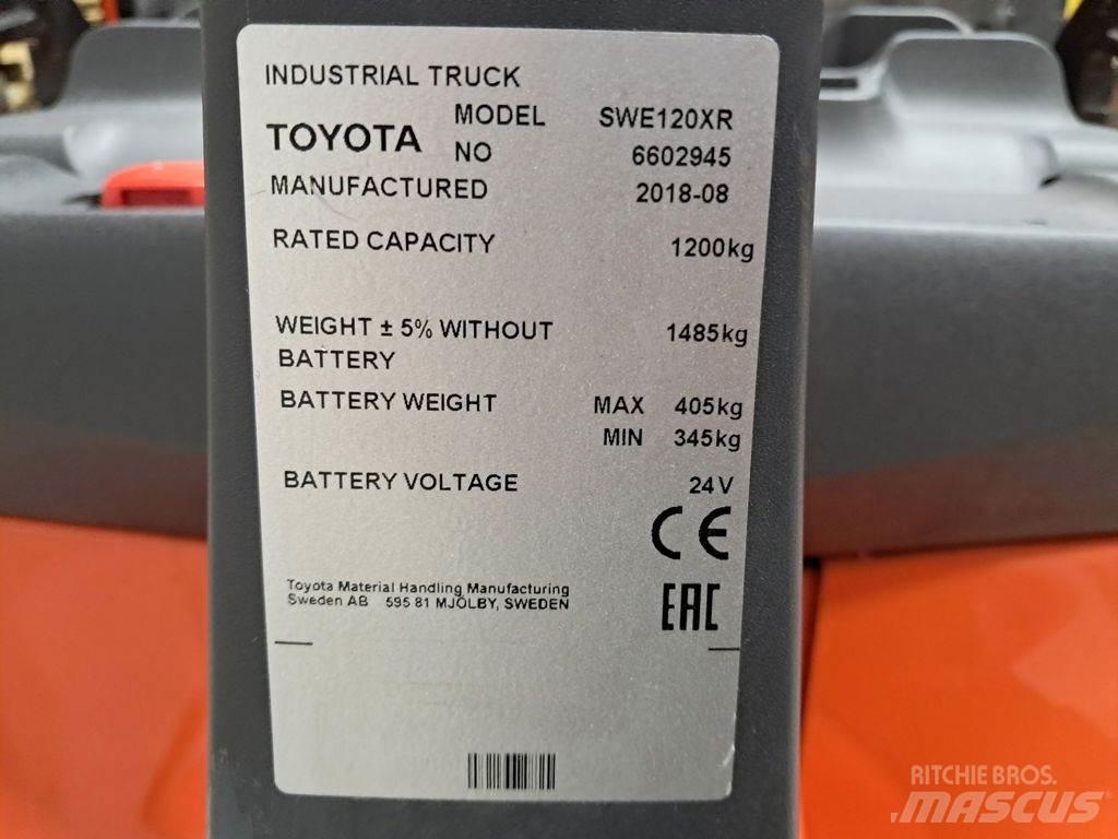 Toyota SWE120XR Transpallet uomo a terra