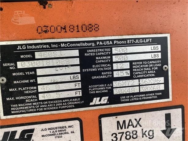 JLG 460 SJ Piattaforme a braccio telescopico