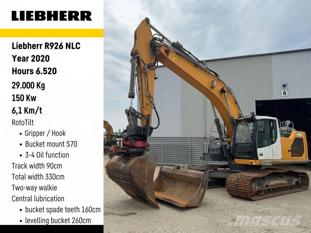 Liebherr R926 Escavatori cingolati