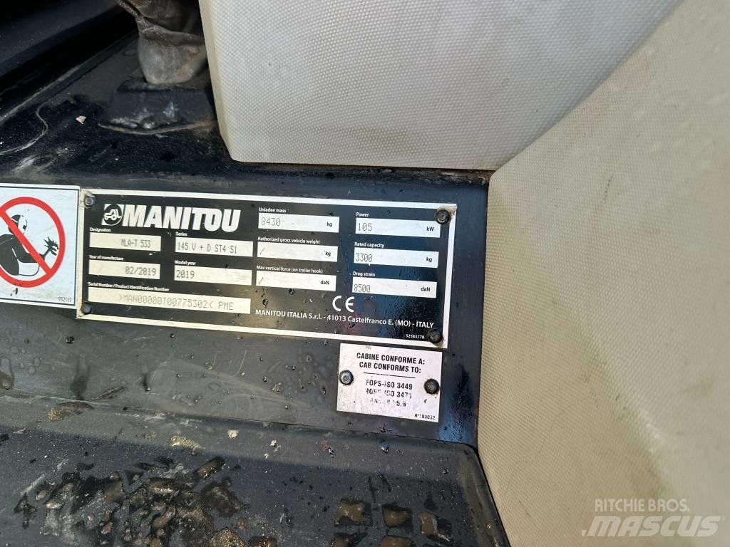 Manitou MLA 533 Sollevatori telescopici per agricoltura