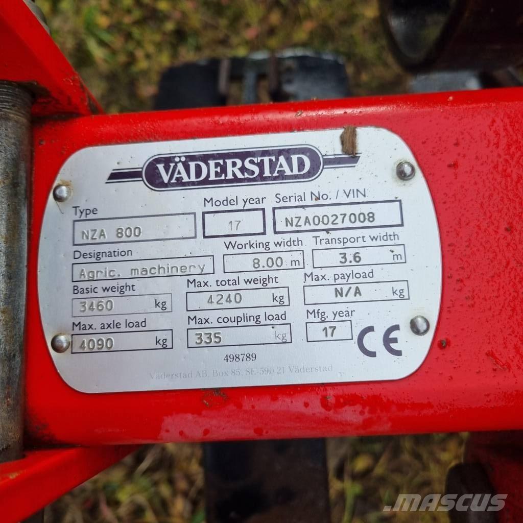 Väderstad NZA800 Coltivatori