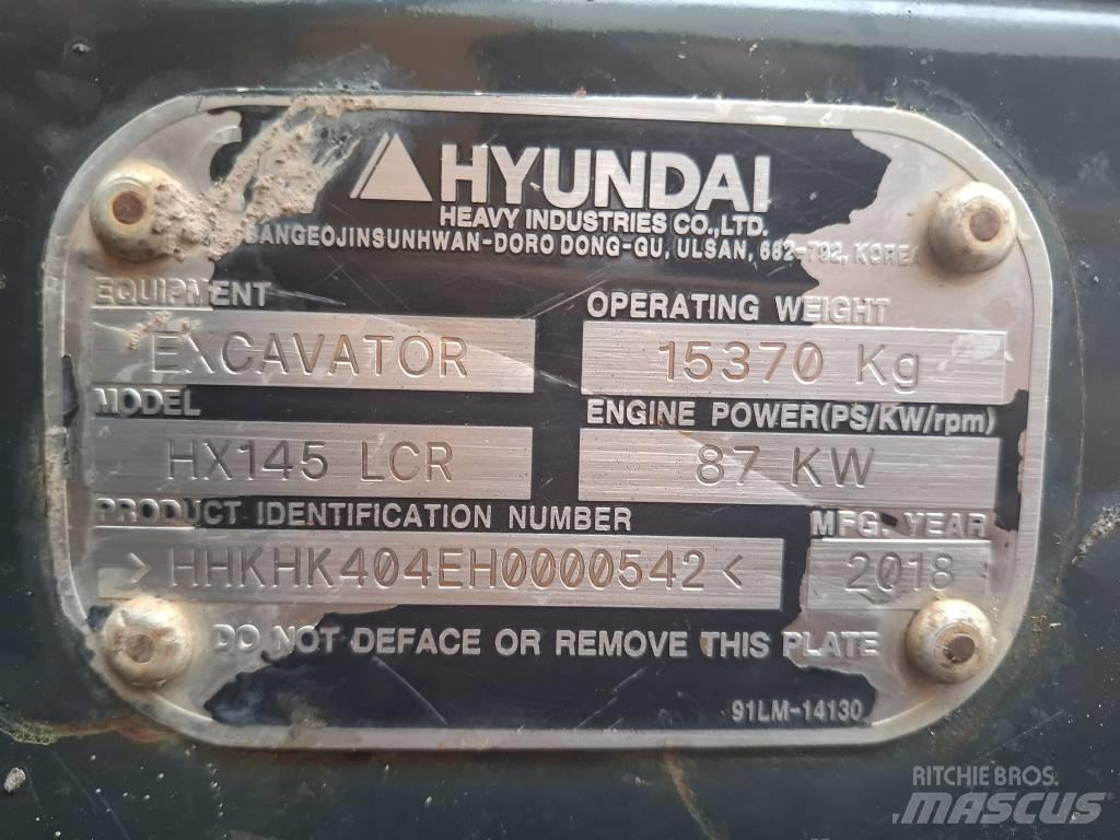 Hyundai HX 145 LCR Escavatori cingolati