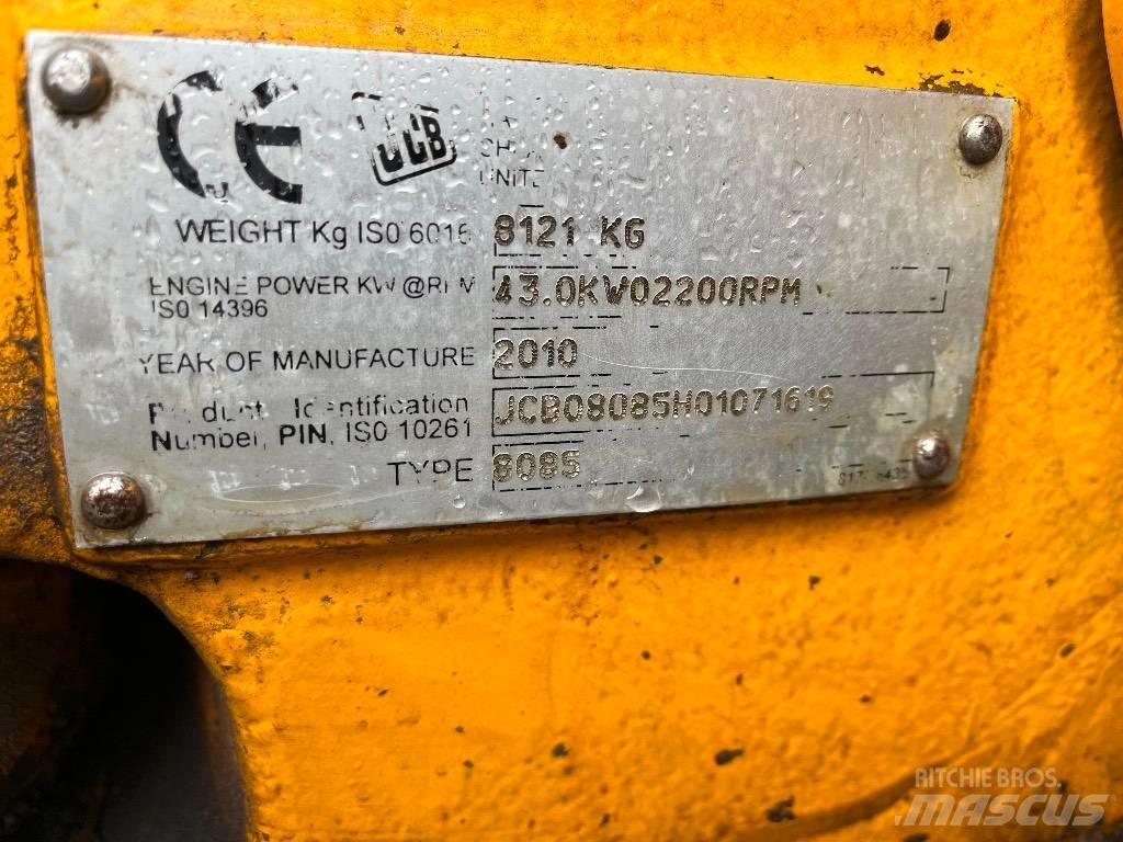 JCB 8085 ECO Escavatori medi 7t - 12t