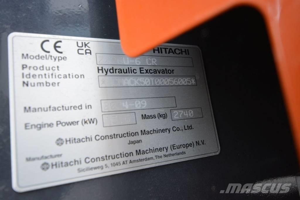 Hitachi ZX 26 U-6 Miniescavatori