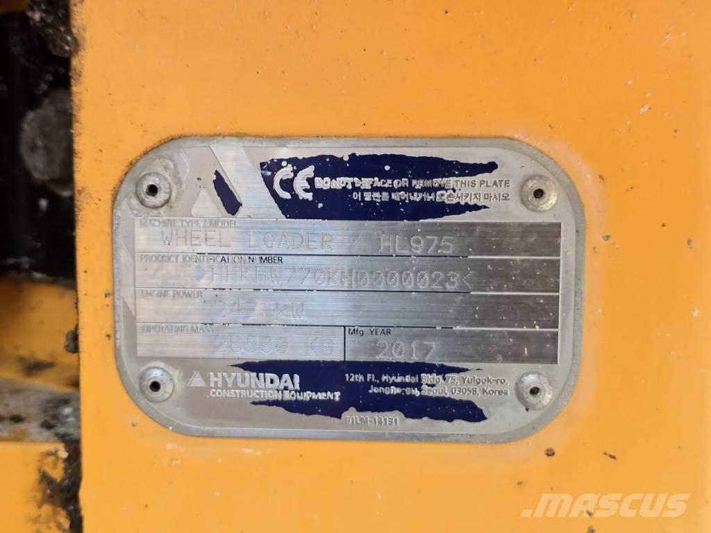 Hyundai HL 975 Pale gommate