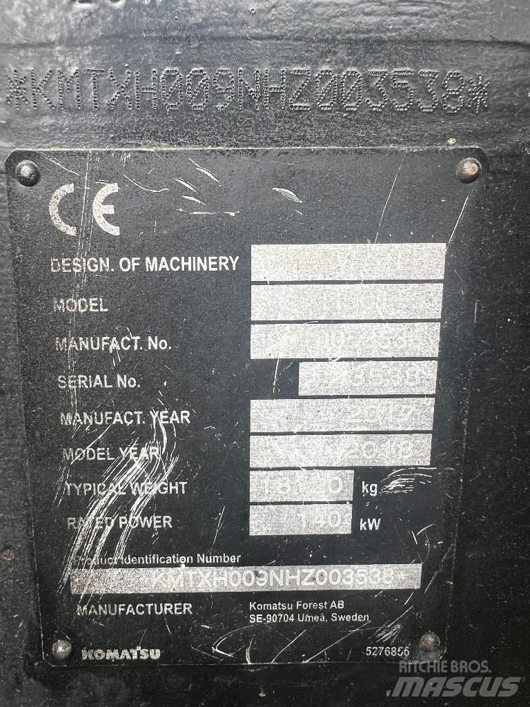 Komatsu 901 Abbattitrici, Disboscatrici