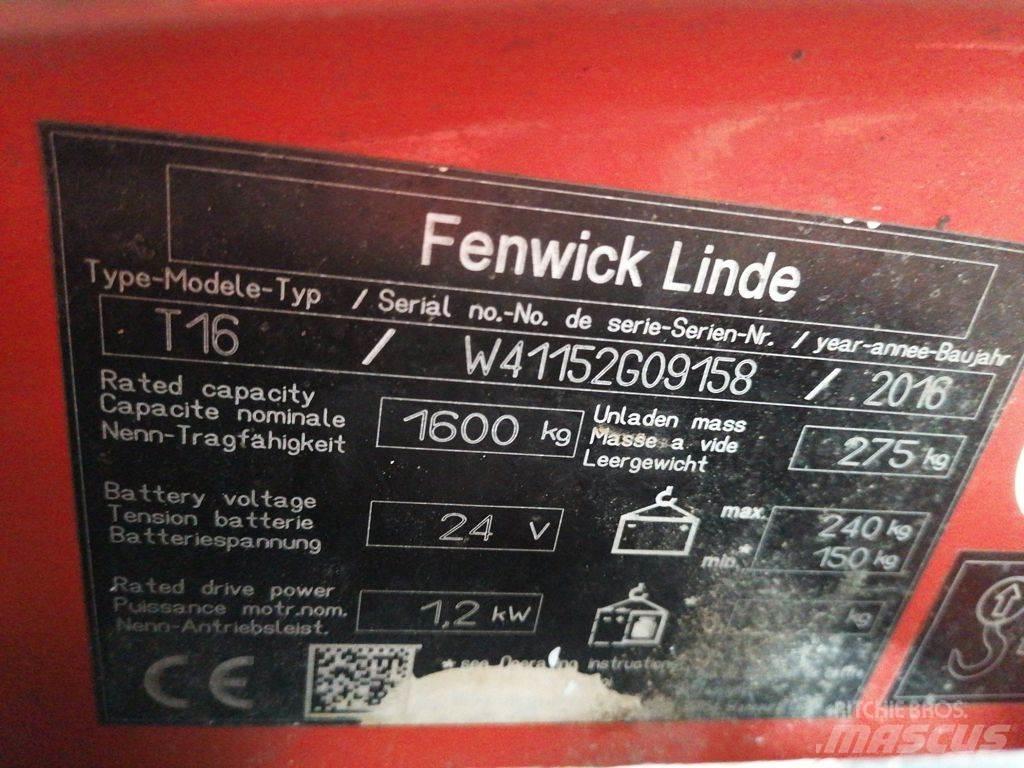 Linde T16 Transpallet manuale