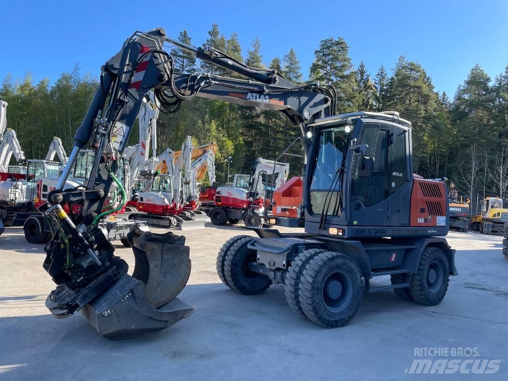 Atlas 140 W Escavatori gommati