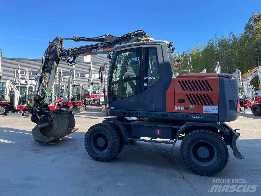 Atlas 140 W Escavatori gommati