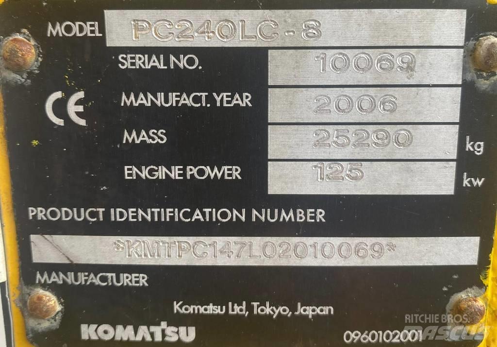 Komatsu PC 240 LC-8 Escavatori cingolati