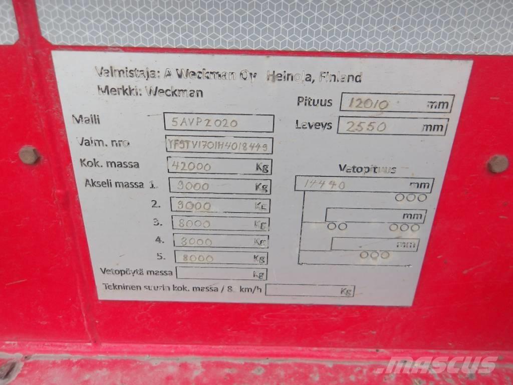 Weckman 5 AVP Rimorchi trasporto legname