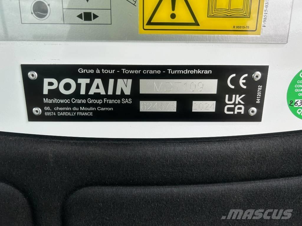 Potain MDT109 Gru a torre