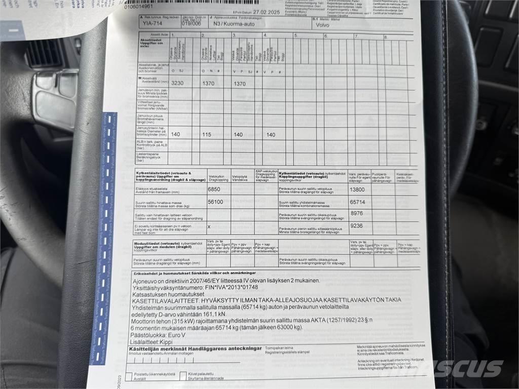 Volvo FM13 8X4 Camion ribaltabili
